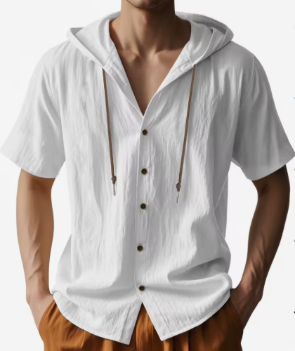 Loose Anti-Wrinkle Men's Short Sleeve Shirt